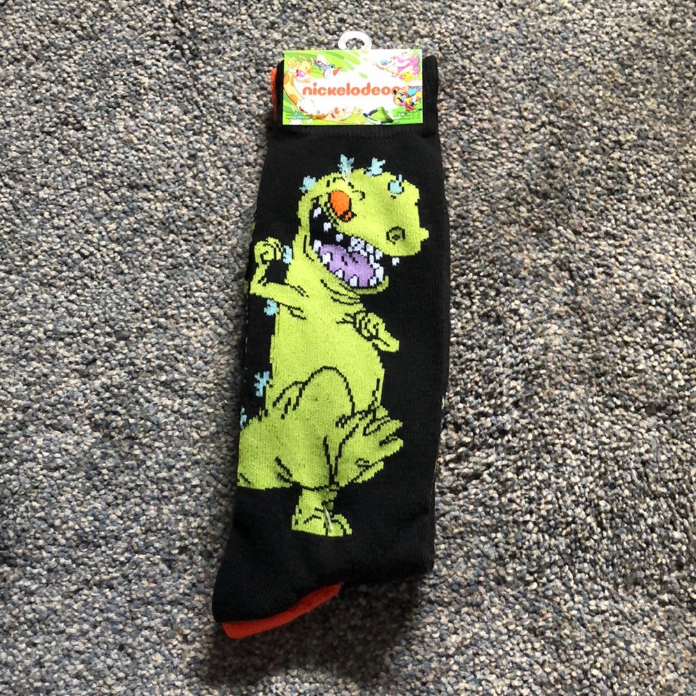 Nickelodeon Reptar RugRats 90’s Throwback Socks